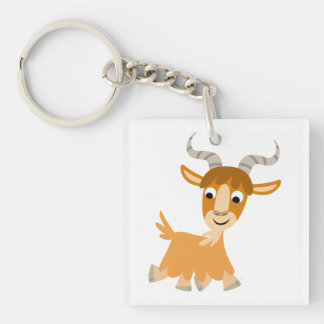 Porte-clés Porte - clé acrylique de chèvre mignon