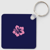 Porte-clés Porte - clé acrylique de fleurs (Dos)