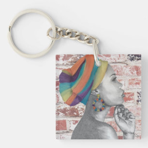 Porte-clés Porte - clé acrylique de l'ange gardien, (double f