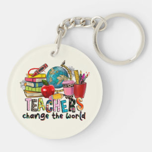 Porte-clés Porte - clé acrylique de l'enseignant