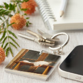 Porte-clés Porte - clé acrylique de l'oie endormie (Devant Droit)