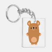 Porte-clés Porte - clé acrylique de l'ours de carton mignon (Devant gauche)