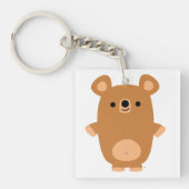 Porte-clés Porte - clé acrylique de l'ours de carton mignon (Devant)