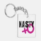 Porte-clés Porte - clé acrylique de Nasty Woman (Devant gauche)