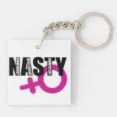 Porte-clés Porte - clé acrylique de Nasty Woman (Dos)