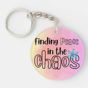 Porte-clés Porte - clé acrylique de paix