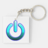 Porte-clés Porte - clé acrylique de puissance Zer0 (Dos)