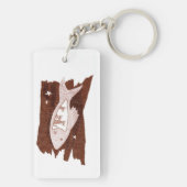 Porte-clés Porte - clé acrylique des furets spatiaux (Dos)