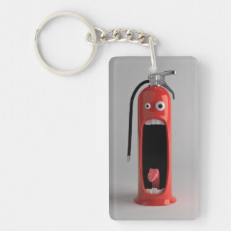 Porte-clés Porte - clé acrylique d'extincteur à hurler