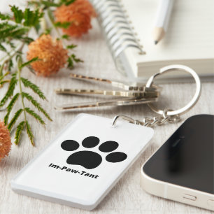 Porte-clés Porte - clé acrylique double face circulaire Im-Pa