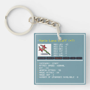 Porte-clés Porte - clé acrylique double face du magicien mapl