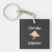 Porte-clés Porte - clé acrylique du champignon Shiitake (Devant)