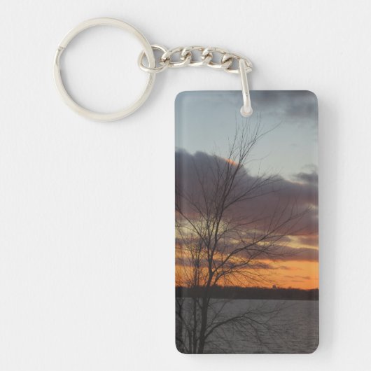 Porte-clés Porte - clé acrylique du lac Sunset (Devant)