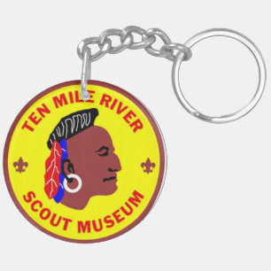 Porte-clés Porte - clé acrylique du logo du musée Scout de