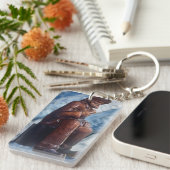 Porte-clés Porte - clé acrylique du pêcheur (Devant droit)