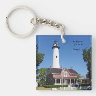 Porte-clés Porte - clé acrylique du phare St. Simons
