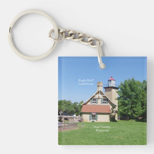 Porte-clés Porte - clé acrylique Eagle Bluff Lighthouse (Devant)