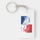 Porte-clés Porte - clé acrylique Eclipse annuel Panama (Devant)