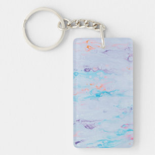 Porte-clés Porte - clé acrylique en pierre de marbre