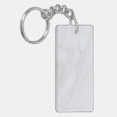 Porte-clés Porte - clé acrylique en pierre de marbre (Devant gauche)