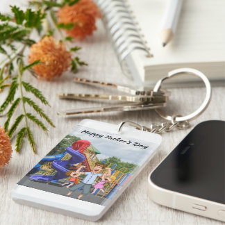 Porte-clés Porte - clé acrylique fête des pères