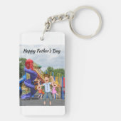 Porte-clés Porte - clé acrylique fête des pères (Dos)