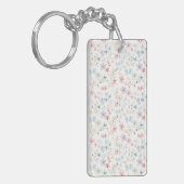 Porte-clés Porte - clé acrylique floral (Devant gauche)