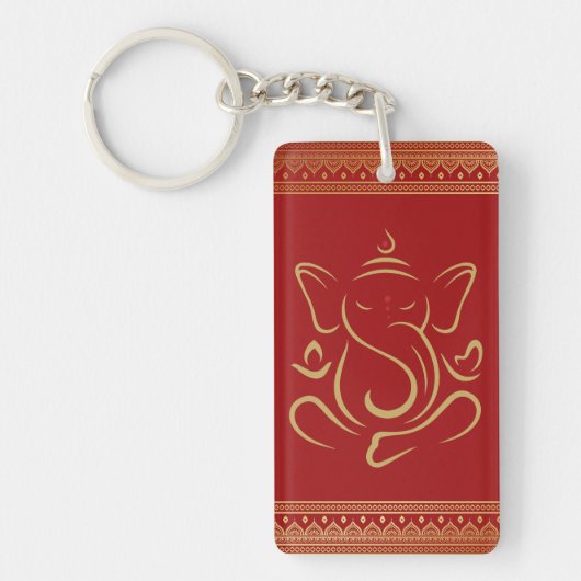 Porte-clés Porte - clé acrylique Ganesh (Devant)