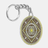 Porte-clés Porte - clé acrylique Gemini Mandala (Devant gauche)