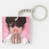 Porte-clés Porte - clé acrylique Heeseung (Dos)