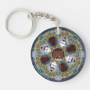 Porte-clés Porte - clé acrylique Hiver Nouveau