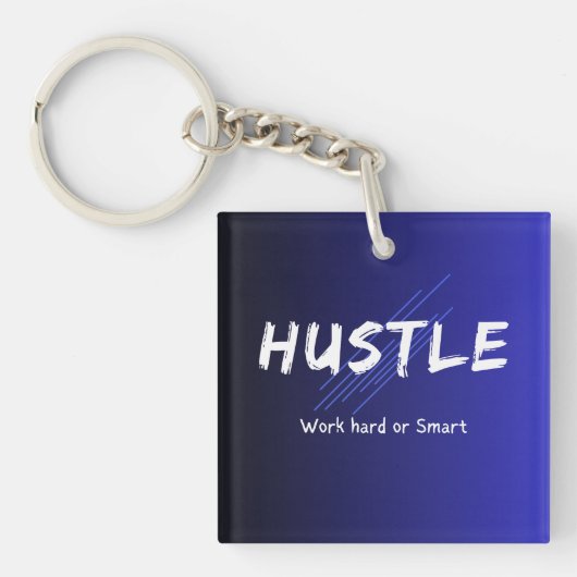 Porte-clés Porte - clé acrylique Hustle (Devant)