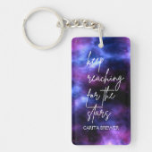 Porte-clés Porte - clé acrylique inspiré Nebula Galaxy (Devant)