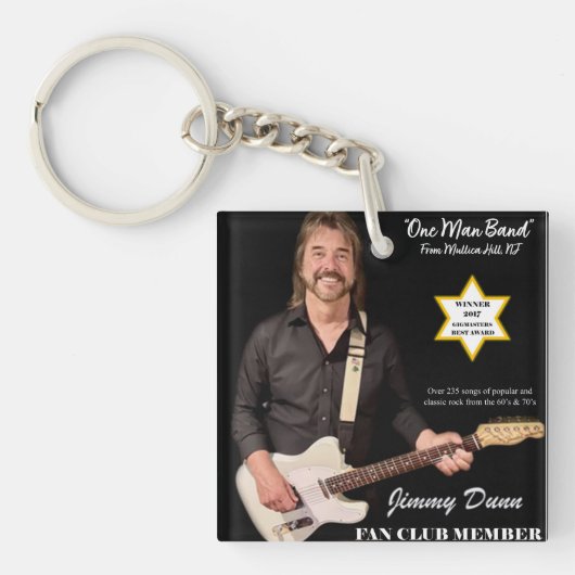 Porte-clés Porte - clé acrylique Jimmy Dunn (Devant)