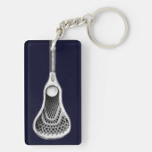 Porte-clés Porte - clé acrylique Lacrosse Keepsaké (Dos)