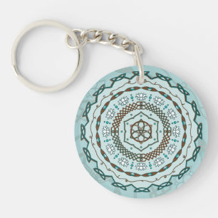 Porte-clés Porte - clé acrylique Lotus Weave