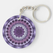 Porte-clés Porte - clé Acrylique Mandala (Dos)