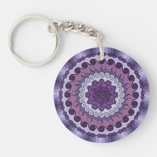 Porte-clés Porte - clé Acrylique Mandala (Devant)