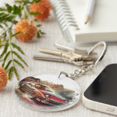 Porte-clés porte - clé acrylique Mazda RX7 fb 1982 (Devant Droit)