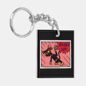 Porte-clés Porte - clé acrylique Mel NINJA CAT (Devant gauche)