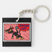 Porte-clés Porte - clé acrylique Mel NINJA CAT (Dos)