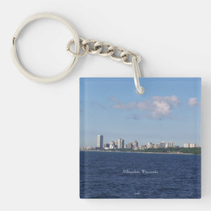 Porte-clés Porte - clé acrylique Milwaukee Skyline