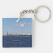 Porte-clés Porte - clé acrylique Milwaukee Skyline (Dos)