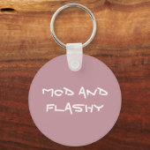 Porte-clés Porte - clé acrylique mod et flashy (Recto)
