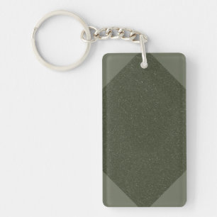 Porte-clés Porte - clé acrylique Moss Green Diamond - Personn