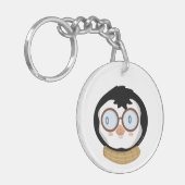 Porte-clés Porte - clé acrylique Nerdy Penguin Boy (Devant gauche)