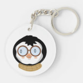 Porte-clés Porte - clé acrylique Nerdy Penguin Boy (Dos)