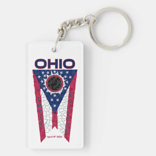 Porte-clés Porte - clé acrylique Ohio Total Eclipse (Dos)