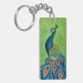 Porte-clés Porte - clé acrylique Peacock (Devant gauche)