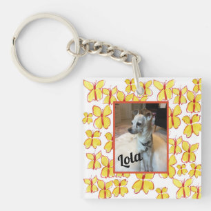 Porte-clés Porte - clé acrylique photo pour animal de compagn